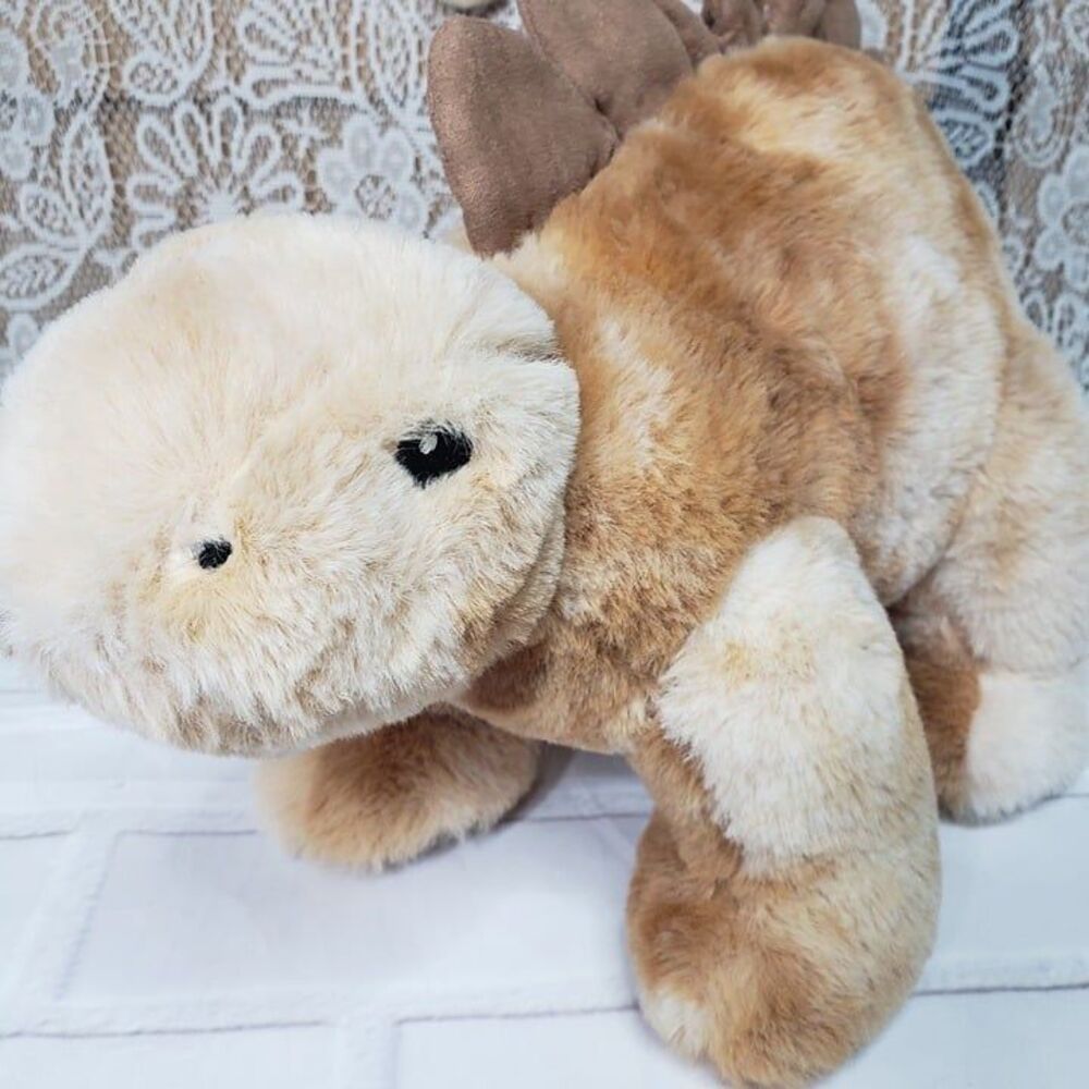 FAO Schwarz Roaring Light Up Stegosaurus Dinosaur Plush 17" Stuffed Animal Boy